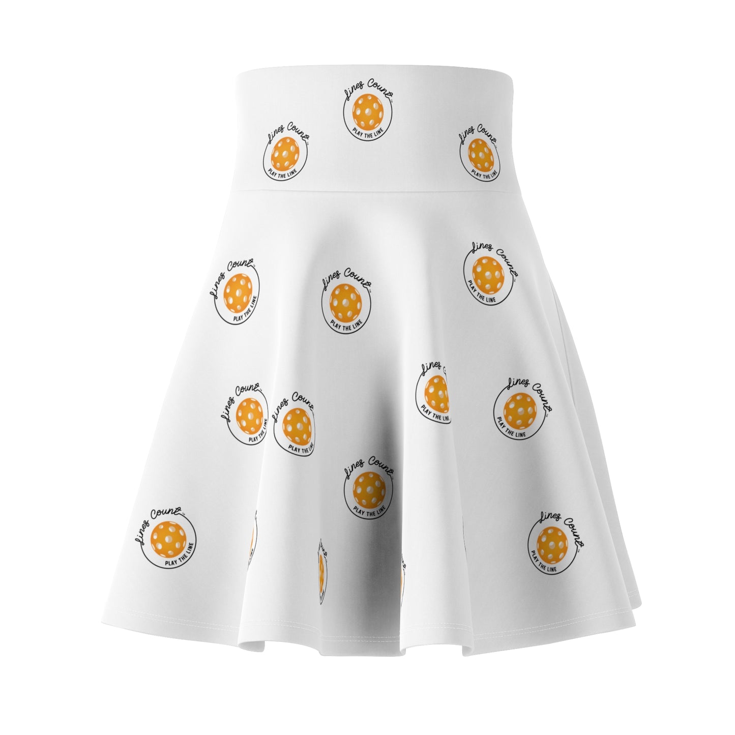 Lines Count Women's Skater Skirt