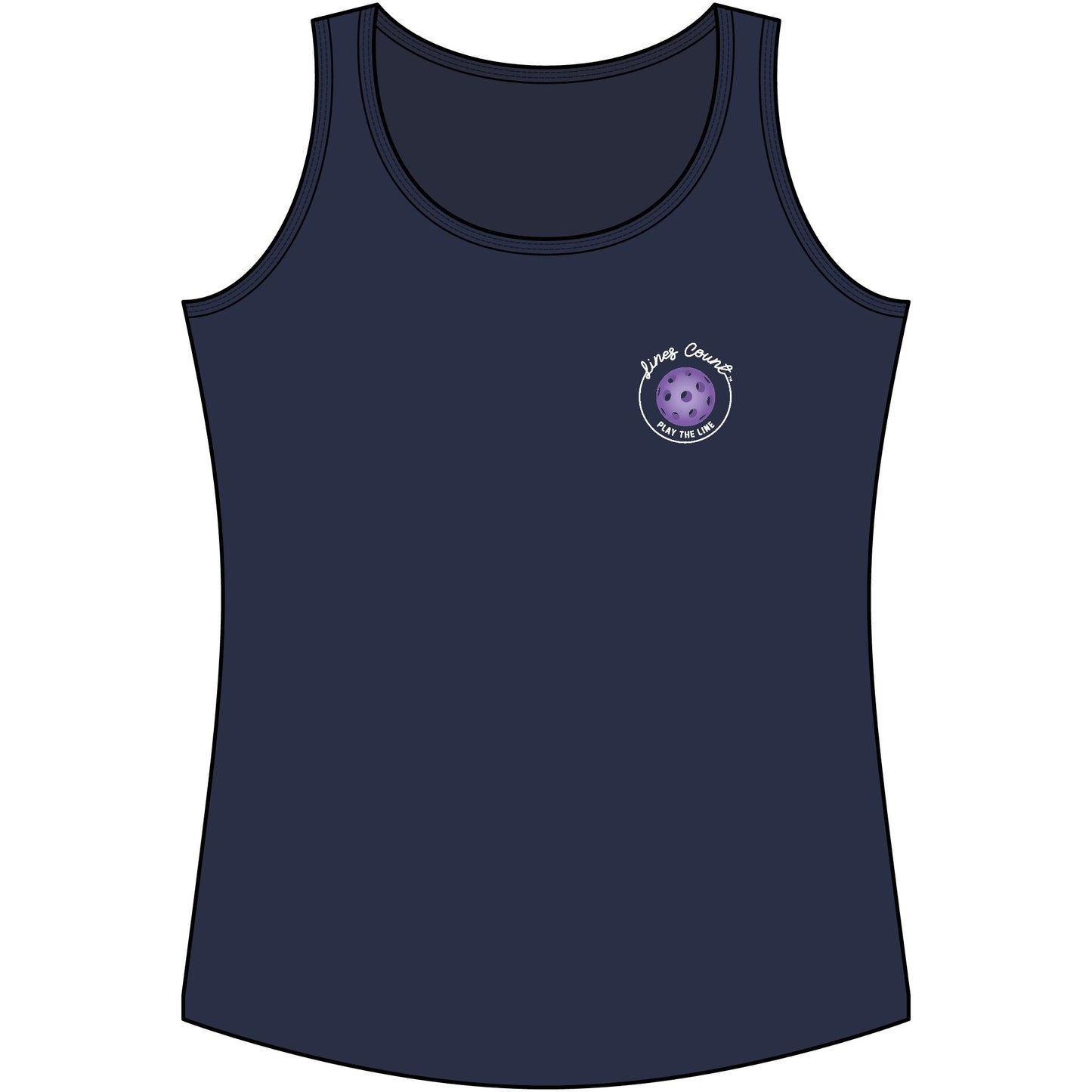 Lines Count Women's Performance Tank UPF50 UV Protection