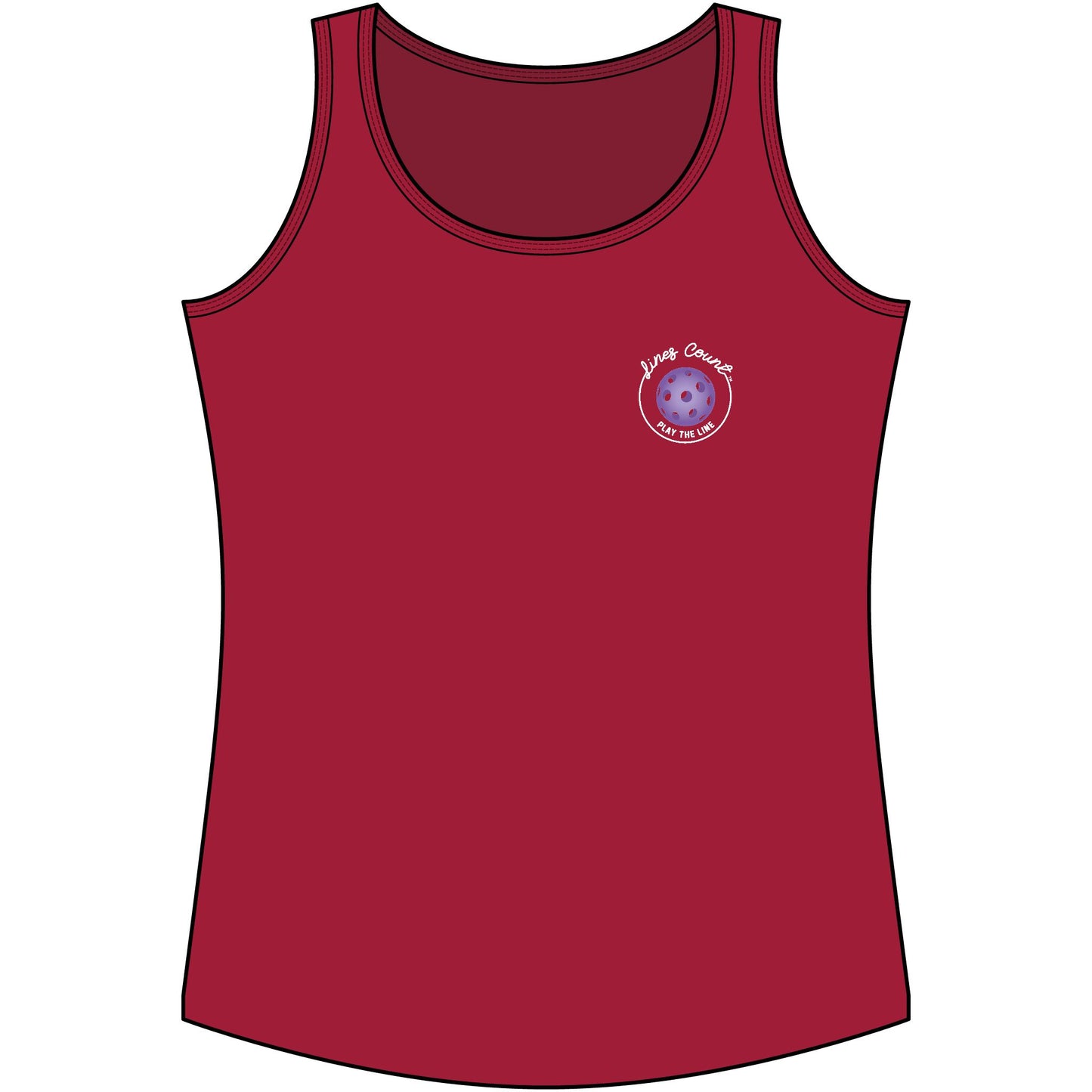 Lines Count Women's Performance Tank UPF50 UV Protection