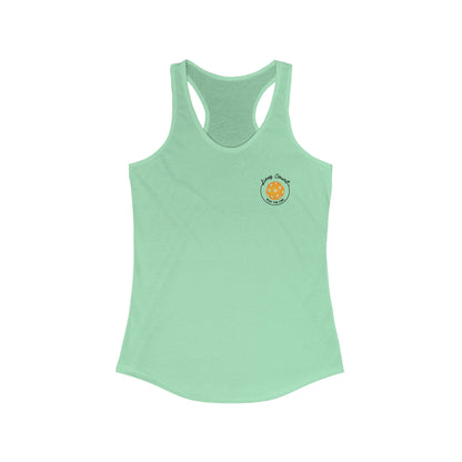 Next Level Women's Ideal Racerback Tank - Orange Logo