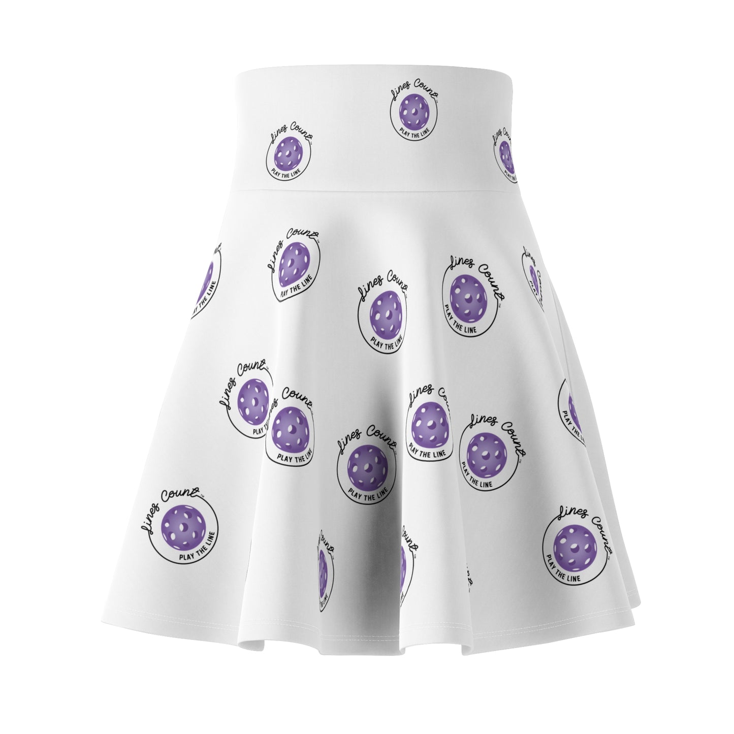 Lines Count Women's Skater Skirt