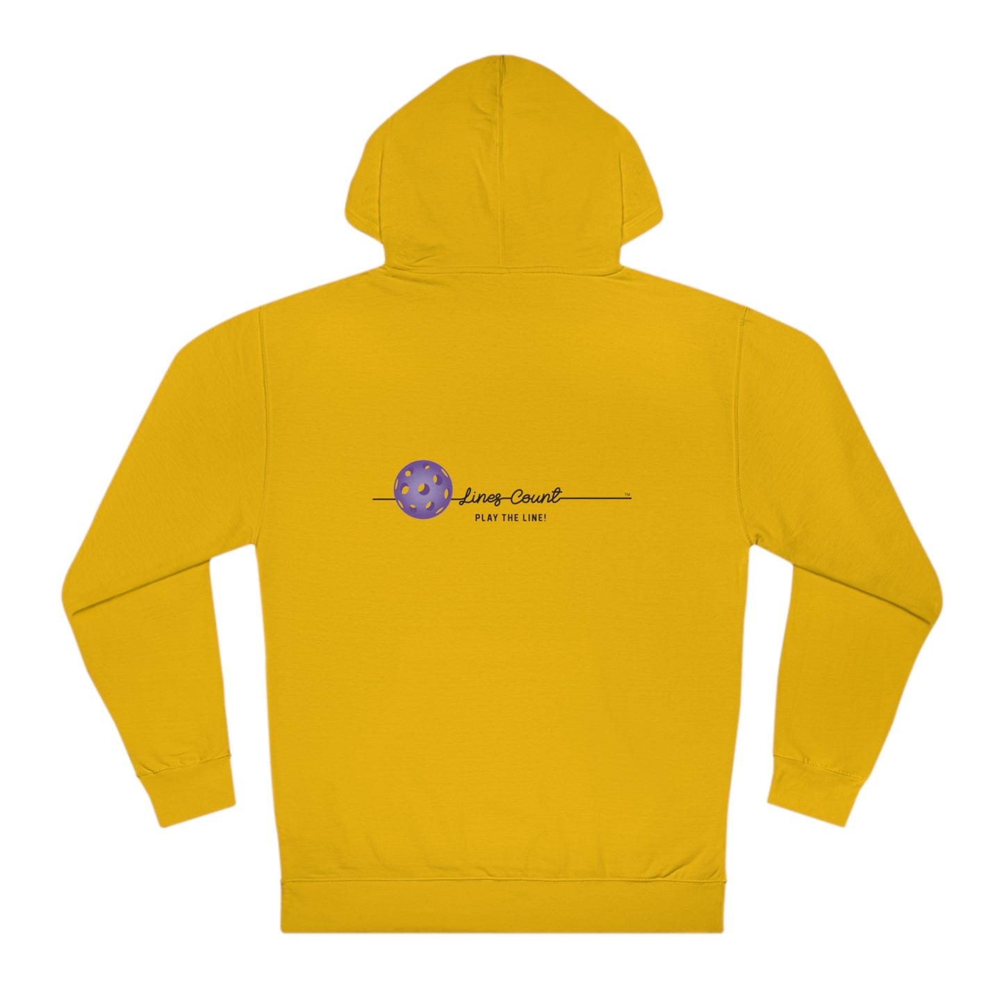 Lines Count Hooded Sweatshirt - Purple Logo