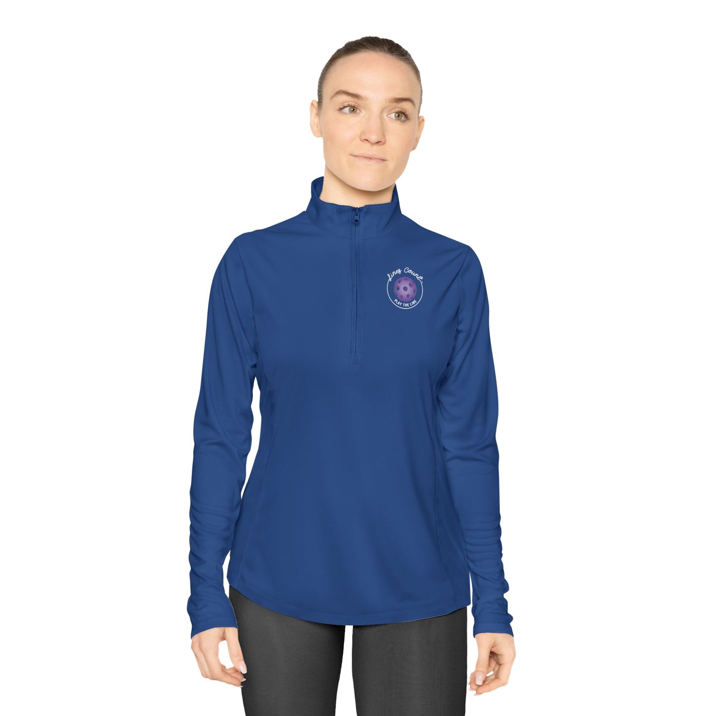 Level Up Ladies Quarter-Zip Pullover