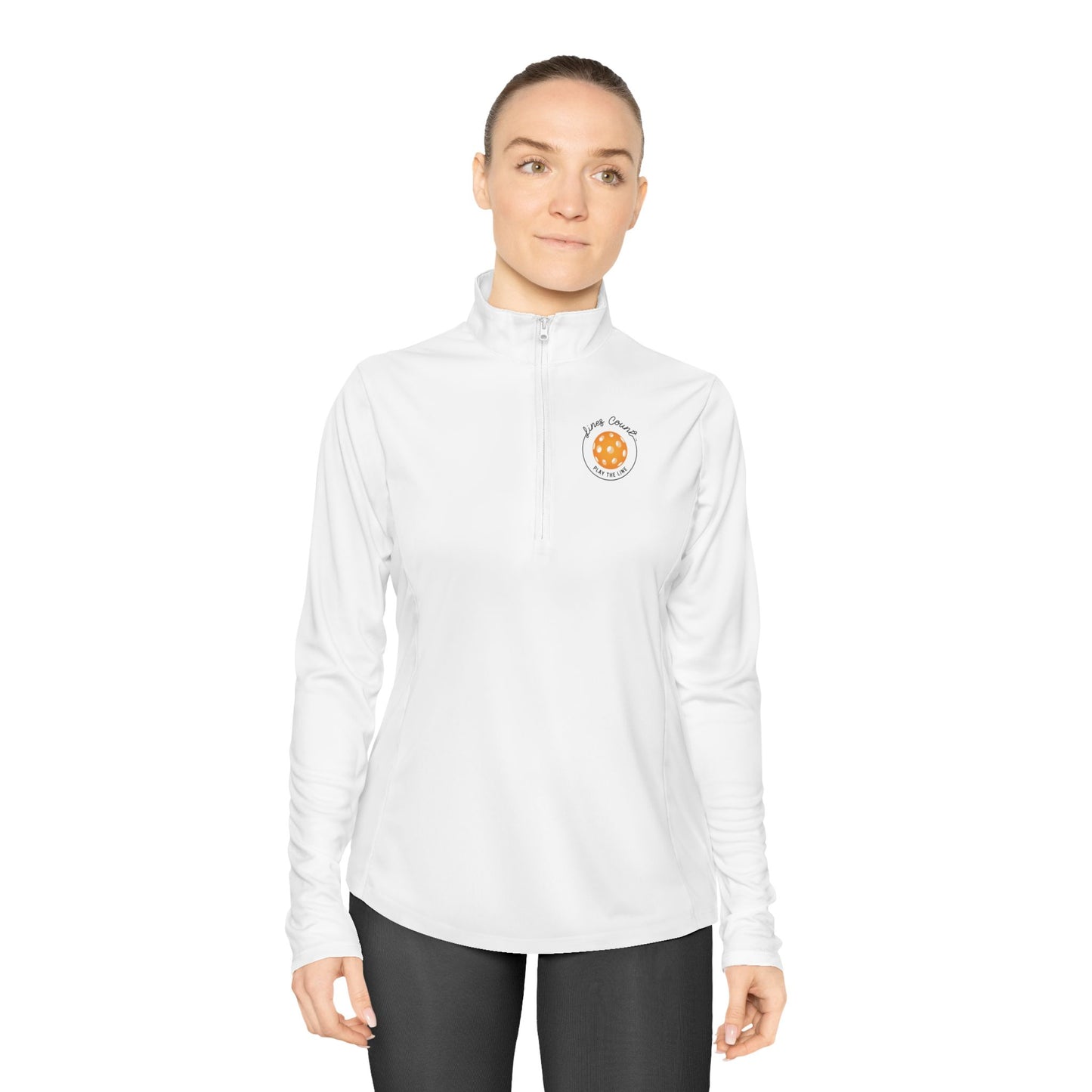 Level Up Ladies Quarter-Zip Pullover